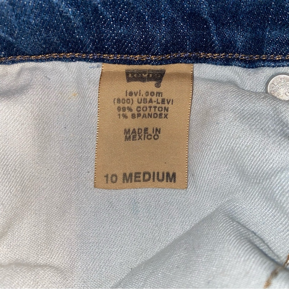 Levi's Size 10 Medium Curvy Boot Cut 529 Jeans - Dark Blue - Picture 3 of 15